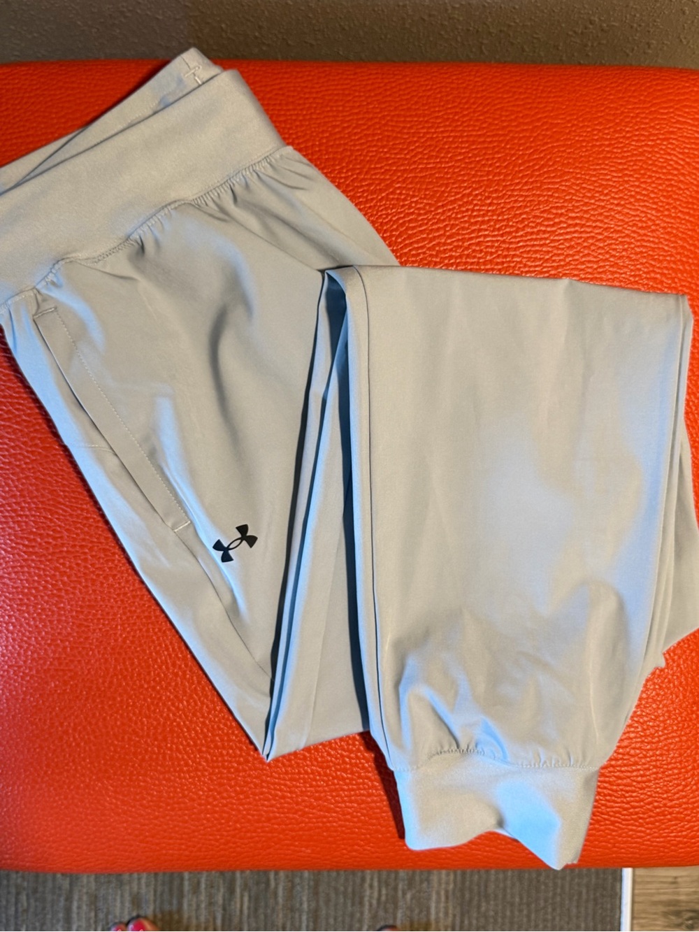 Under Armour Women's Light Gray Jogger Track Pants